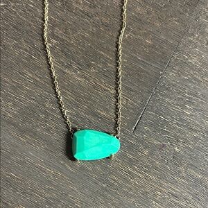 Kendra Scott Isla 14k gold filled Faux Turquoise Necklace‎